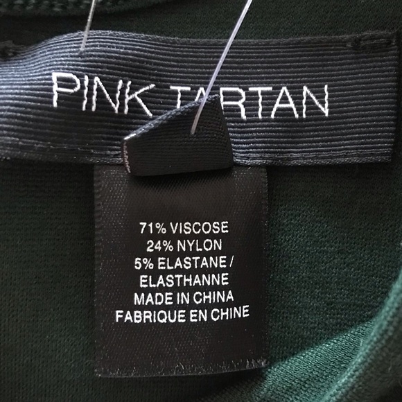 Pink Tartan Crew Neck Dart Dress (NWT) - Picture 7 of 12